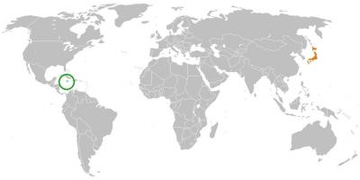 Jamaica op de kaart van de wereld