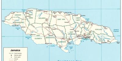 De jamaicaanse kaart