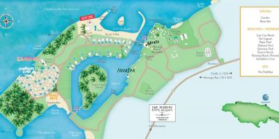 Kaart van jamaica resorts