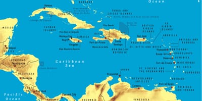 Kaart van jamaica snorkelen